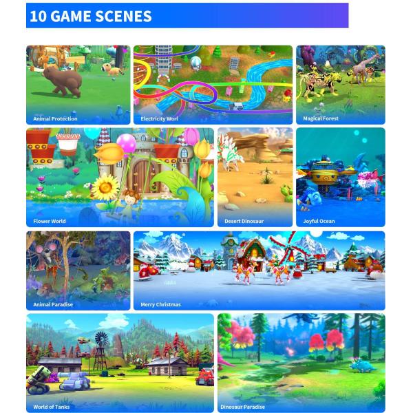 Magic AR Painting 3D Interactive Games Multi Channel Fusion Touch Table