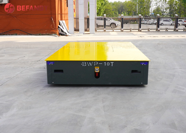 No Rail Steerable Electric Warehouse Transfer Cart