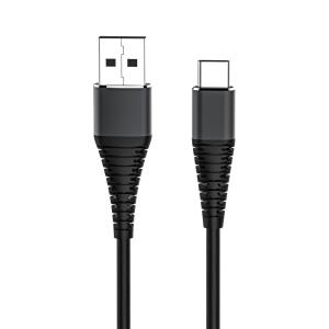 Wholesale Nylon 3A 3Foot Black 2.0 USB Type C Charging Cable Black Color For LG G5 from china suppliers