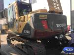 Used excavator Vollvo EC140D Hydraulic Crawler Yellow 3100h Usage Excavator with