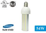 Waterproof IP65 54W Outdoor LED Corn COB Bulb , 180 Degree LED Bulb