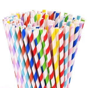 Wholesale Custom Colorful Disposable Drink Biodegradable Paper Straw from china suppliers