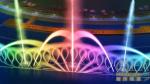 Multicolored LED Light Lake Fountains in Stainless Steel