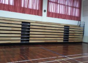 Wholesale Tiered Retractable Bleacher Seating With Firm Frame Configuration from china suppliers