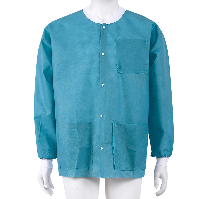 Wholesale Cheap Price Green Lab Coat Doctor Hospital Medical Gown