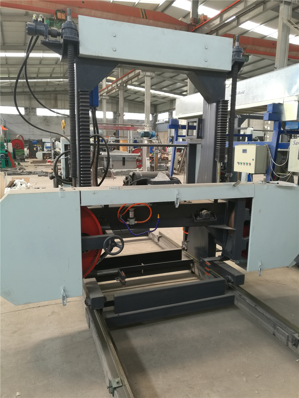 saw machine ! electric horizontal portable wood bandsaw sawmill of cnc woodworking machine