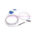 ISO Fiber Optic PLC Splitter Tube PLC SC/UPC 1x4 Singlemode Splitter LSZH G657A
