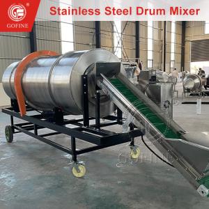 Wholesale Heavy-Duty Stainless Steel Tumbling Drum Mixer For Fertilizer Production from china suppliers