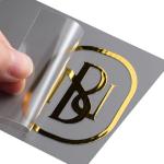 Waterproof Vinyl Label Gold Foil Perfume Stickers for Cosmetic Perfume Bottle