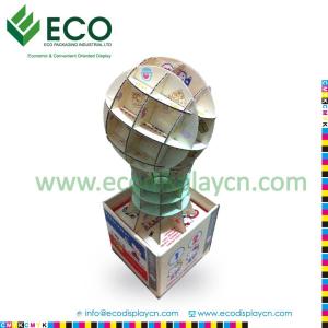 Wholesale POS Folding Cardboard Promotional Sphere Shaoe Pallet Display For Supermarket from china suppliers
