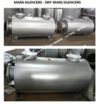Q235-A carbon steel material marine muffler, marine spark extinguisher, marine