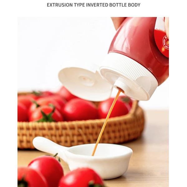 110ml Squeezy Honey Bottle Empty PP Plastic Sauce Squeeze Bottle Dispenser