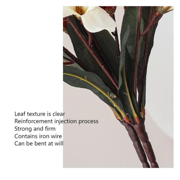 Indoor Fake Silk Magnolia Flowers Home Decoration 40x35cm