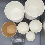 Food Grade Custom Printed 3/5/8/16/18 oz Disposable Ice Cream Paper Cups With
