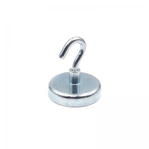 China Zinc coating strong Ferrite Pot Magnet For Work Room on sale