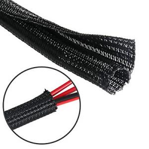 Wholesale Nylon Velcro Cable Sleeve Hook And Loop Flexible Braided Wire Covering from china suppliers