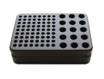 Cryogenic Benchtop Test Tube Holder Metal with size 135*94*38mm/19mm