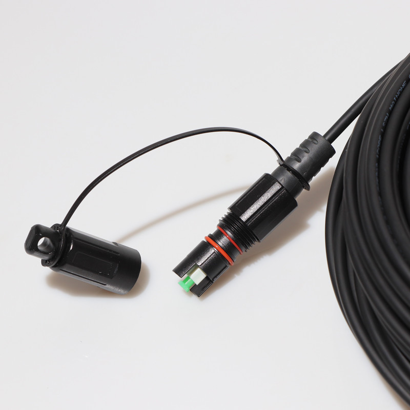 SC/APC To SC/APC Fiber Cable Assembly FTTH Pre Connectorized Drop Cable Patch Cords