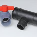 Blue Black PVC Ball Valve OEM Plastic Ball Valve In The Agricultural Industry