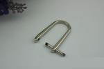 Small metal fitting supplier provide 20mm detachable metal D ring buckle for