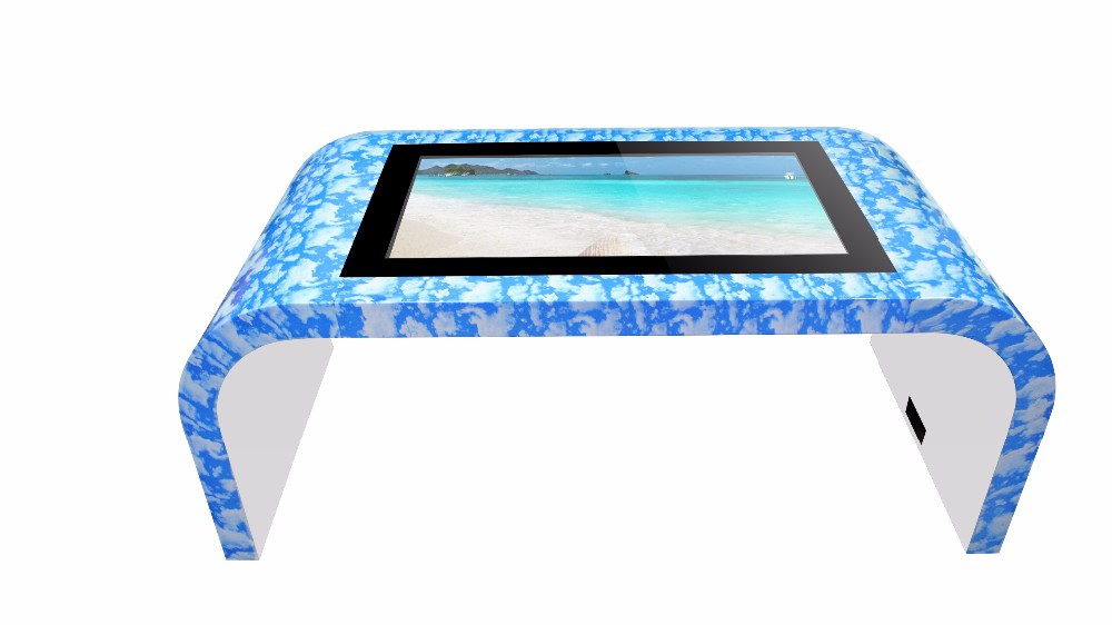 42 inch Modern Multimedia touch screen tables display for schcool teaching table