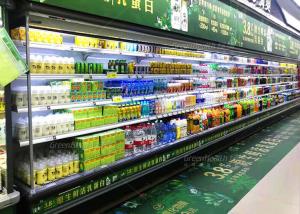 Wholesale Hypermarket Large Volume Open Multideck Fridge For Dairy Food from china suppliers