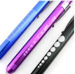 Aluminum Alloy Nurse Penlight with Pupil Gauge LED Medical Pen Lights for
