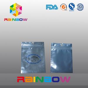 Wholesale Front Transparent Back Foil Pet Food Pouch With Zipper , Fishing Bait Bag from china suppliers
