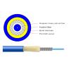 Buy cheap 2km G657A2 Indoor Outdoor Armored Fiber PVC Aramid Yarn Fiber Optic Cable 4 Core from wholesalers