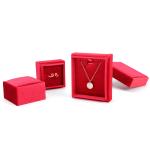 Customer's Logo Hanhong Velvet Jewelry Display Gift Box for Customized