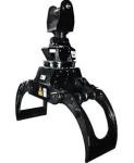 Customized Wood Excavator Rotating Log Grab For Cat320 PC200