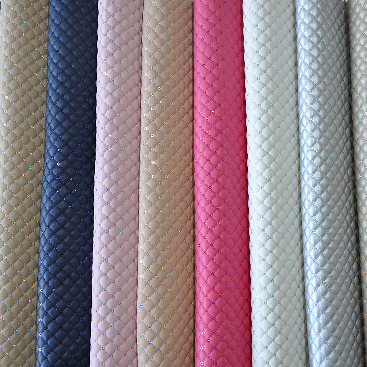 Furniture Quilted Leather Fabric Large Size Square Rectangular For Strong Soils