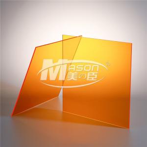 Wholesale 3mm Acrylic Orange Perspex Sheet Cutting Perspex Plastic Board Sheet Plexiglass from china suppliers