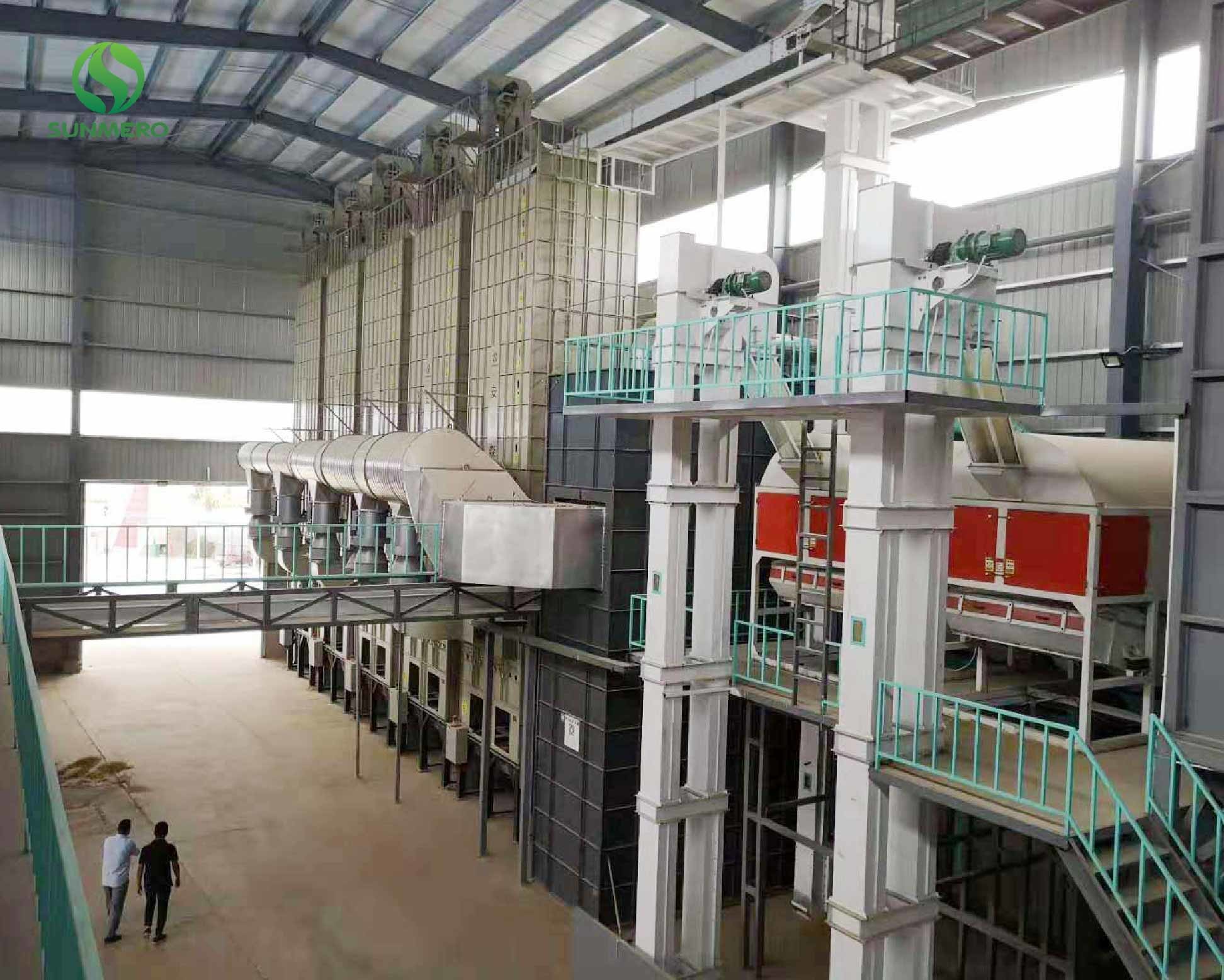 30tons Vertical Mechanical Dryer For Palay Grain Storage Use