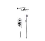 Wall Mount Trim Brass Bath Shower Faucet, Concealed Valves,Diverter 2/3 Way