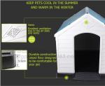 eco-friendly pet house outdoor plastic dog house, pet house folding plastic dog