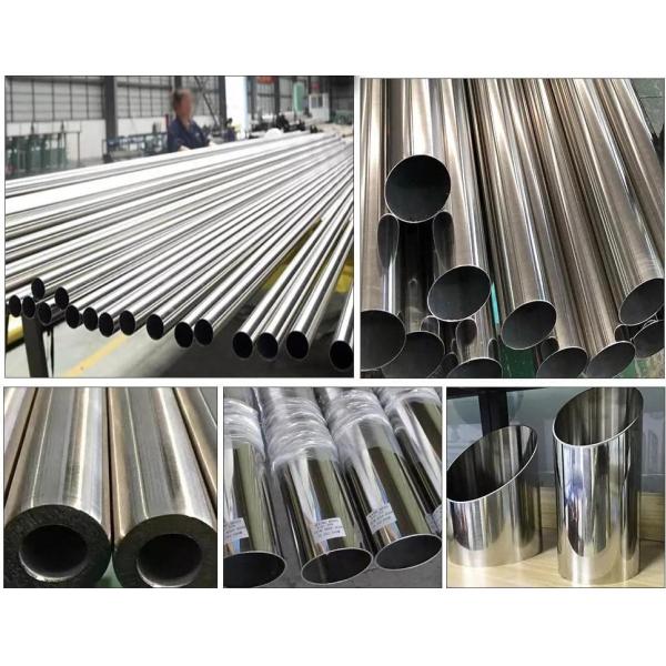Round 409L SUH409L Stainless Steel Seamless Tube With Smooth Beveled End
