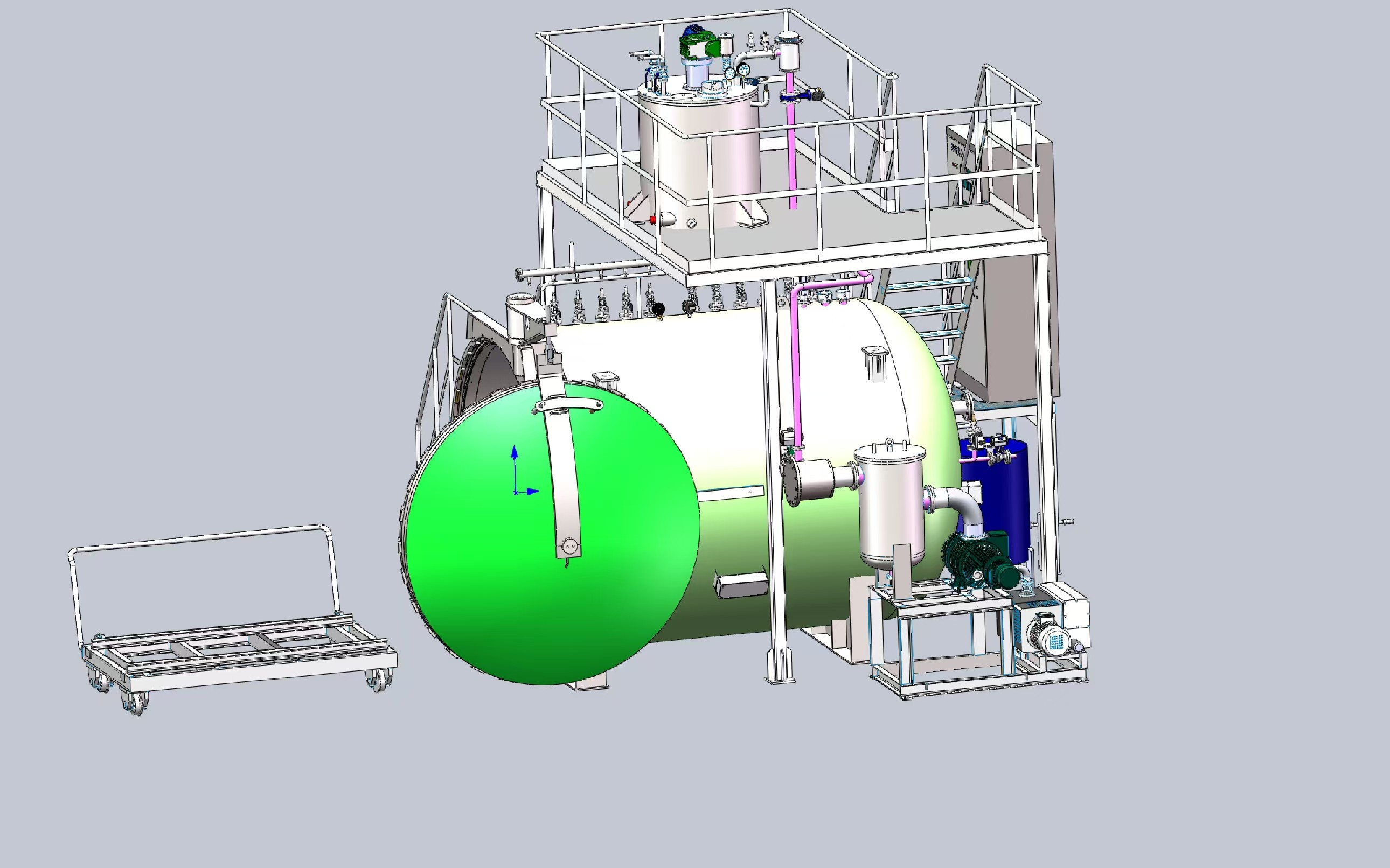 Automatic Powder Mixing Vacuum Pressure Casting for Epoxy Resin Filler