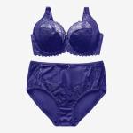 BEIZHI Fashion Lace Thin Bra & Brief Set Lingerie Women Underwire Plus Size Bra