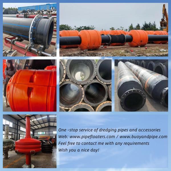 Excellent Flexibility Dredging HDPE Pipe With 0.945 Density And Corrosion Resistance