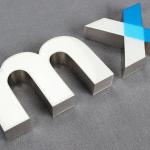 Outdoor Sign Board Stainless Steel Acrylic Led Lighting Illuminated Letter Signs