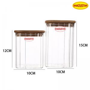 Wholesale Double Layer High Borosilicate Glass Storage Tank from china suppliers