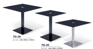 Wholesale Modern bar square black glass coffee table furniture from china suppliers