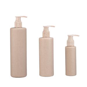 Wholesale Biodegradable Wheat Straw Body Lotion Shower Gel Shampoo Bottle for Cosmetic Industry from china suppliers