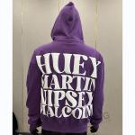 Streetwear Custom 3D Puff Print 500gsm Cotton Heavyweight Blank Men's Sweatshirt