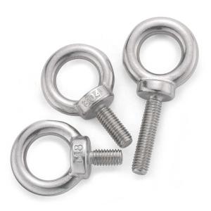 Wholesale 304 Steel Coarse Thread Eye Bolt Grade 10.9 Ring Eye Bolts Corrosion Resistant from china suppliers