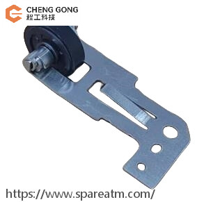 497-0517268-317 Fujitsu GSR50 Platform Rubber Wheel Bracket Assembly Fujitsu ATM Machine Spare Parts