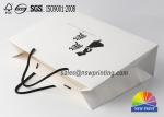 210GSM White Cardboard Custom Paper Shopping Bags For Cloth