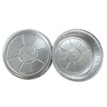 Pet Food Packing Aluminum Foil Round Plates Disposable Food Tray Take Out