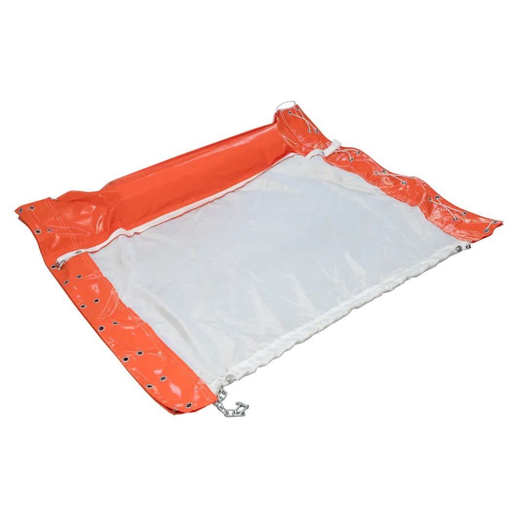 Permeable Aquatic Silt Curtain PVC Silt Curtain Boom Silt Curtain PVC Oil Boom Floating Oil Containment Fence Silt Curtain for Sale